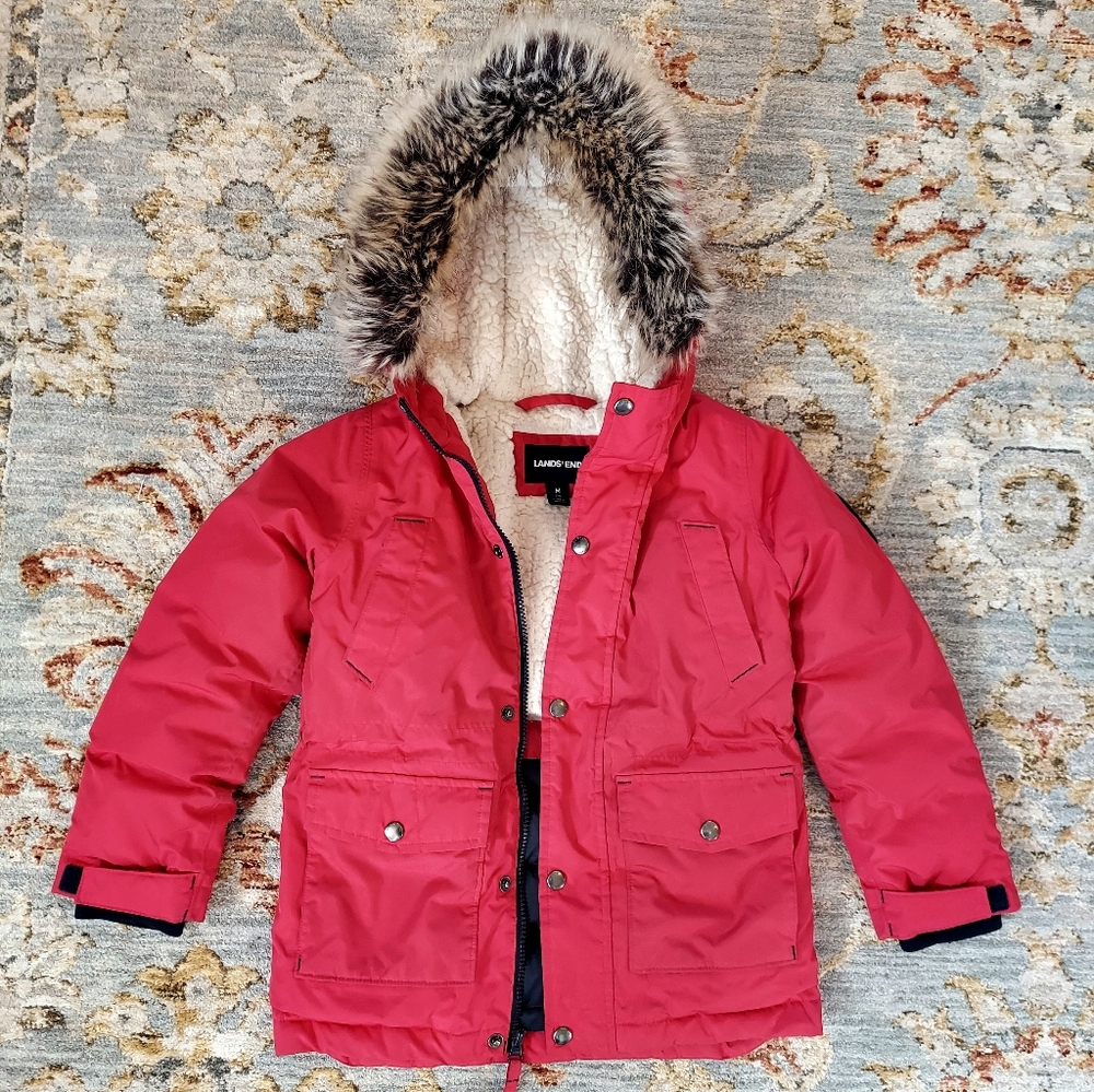 Lands' End Expedition Parka - Fuschia Red